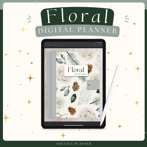 Floral Digital Life Planner