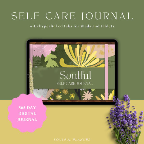 Soulful Self Care Landscape Journal