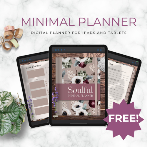 [FREE] Soulful Minimal Digital Planner