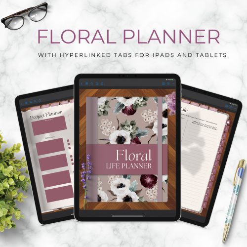 Floral Digital Life Planner