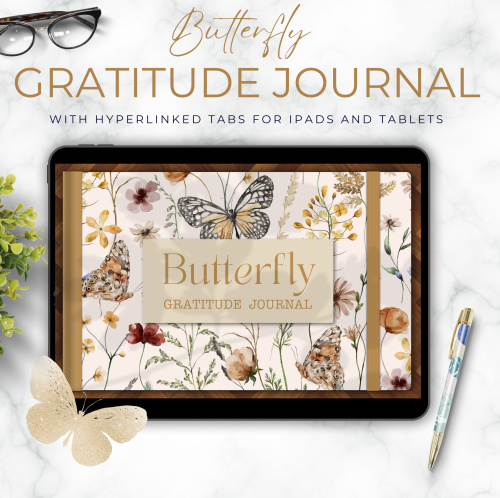 Butterfly Gratitude 365 Day Journal